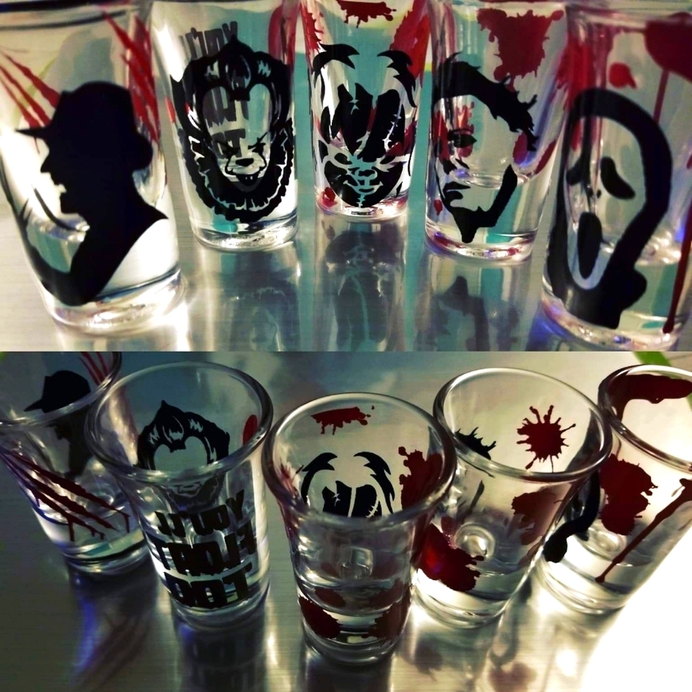 A Set Of Killer shot glasses